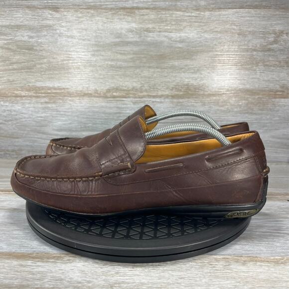 Sperry Men's Gold Cup Capetown Brown Leather Driving Loafers Shoes Size 11 - Picture 1 of 10